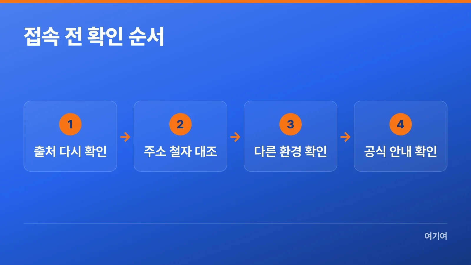 링크조타 접속 오류 전 출처와 주소를 확인하는 순서